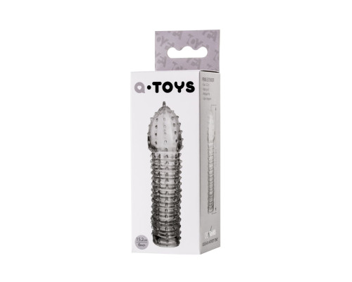 Заказать Прозрачная закрытая насадка на пенис TOYFA A-Toys - 15,2 см. Заказать Прозрачная закрытая насадка на пенис TOYFA A-Toys - 15,2 см.
