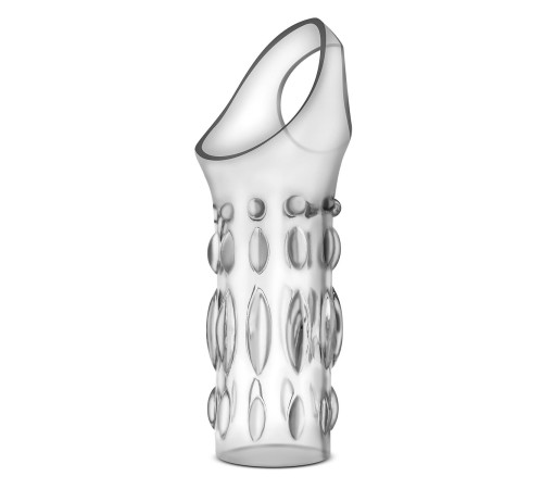Прозрачная насадка на пенис Stretchy Studded Penis Sleeve Ring