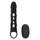 Заказать Черная насадка-удлинитель Vibrating Extender With Remote с вибрацией