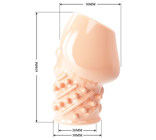 Телесная насадка на пенис Matias