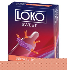 Стимулирующая насадка на пенис LOKO SWEET с возбуждающим эффектом