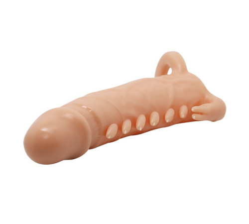 Телесная удлиняющая насадка Penis Sleeve Emmitt - 17 см. Телесная удлиняющая насадка Penis Sleeve Emmitt - 17 см.