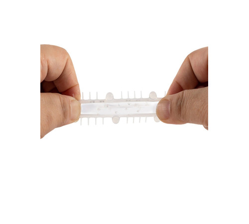 Стимулирующая насадка на пенис с несколькими видами рельефа