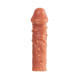 Заказать Насадка на фаллос с отверстием для мошонки Cock Sleeve 002 Size L - 17,6 см.