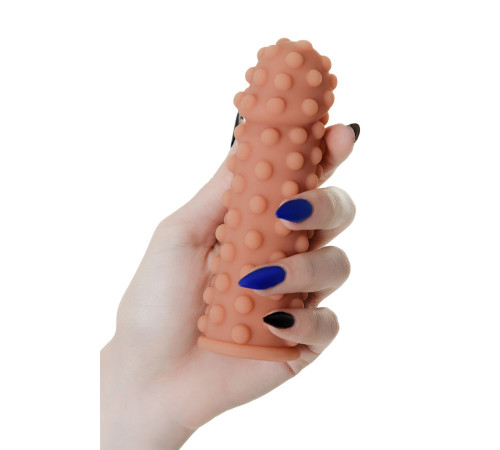 Насадка на фаллос с бугорками по поверхности Extreme Sleeve 002 S-size - 12,7 см.