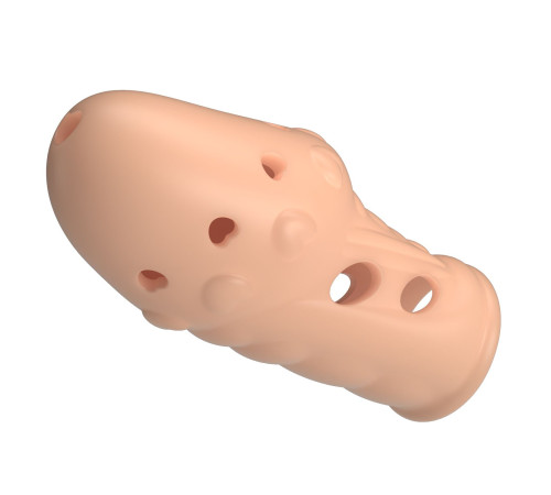 Телесная насадка на пенис Booker - 8 см.
