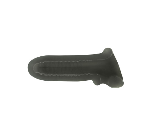 Черный фаллоудлинитель Striker - 13,5 см.