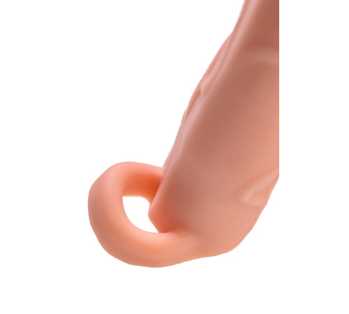 Телесная удлиняющая насадка с подхватом - 19 см.