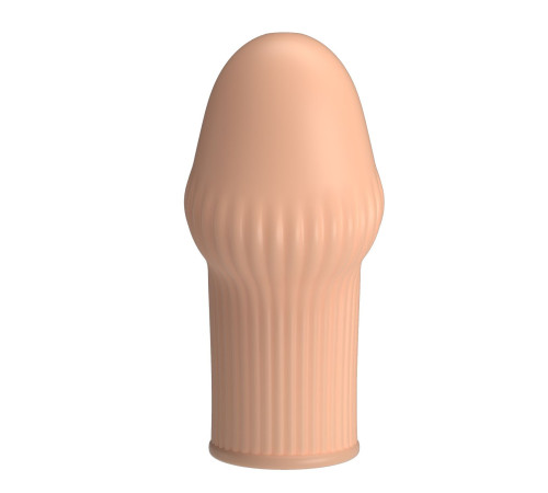 Телесная насадка на пенис Huel - 9 см.