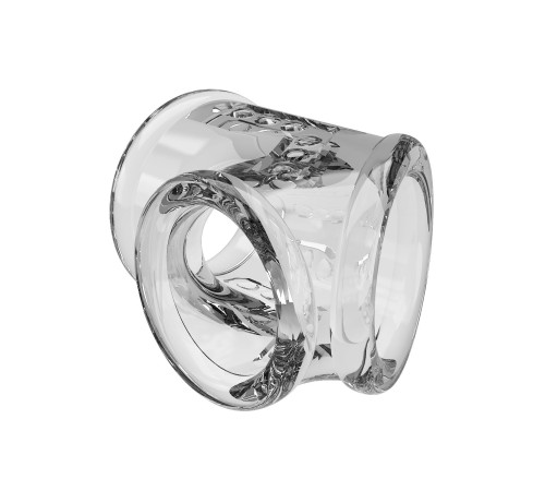 Прозрачная насадка на пенис и мошонку