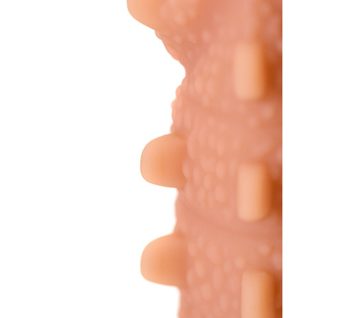 Насадка на фаллос с шипами и продолговатыми бугорками Extreme Sleeve 004 S-size - 12,7 см.