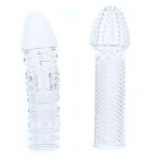 Комплект из 2 прозрачных насадок на пенис PENIS EXTENDER PACK