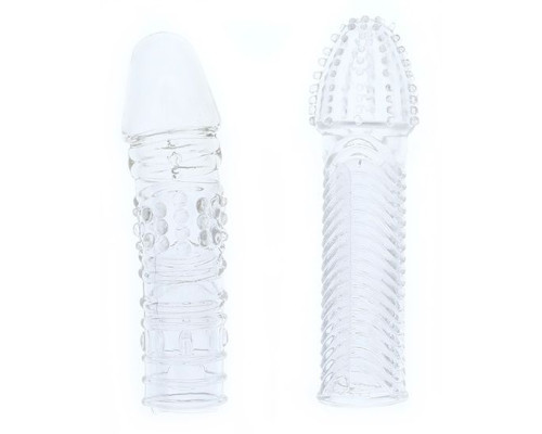 Заказать Комплект из 2 прозрачных насадок на пенис PENIS EXTENDER PACK