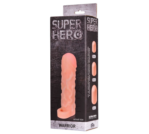 Фаллоудлинитель SUPER HERO Warrior - 16 см.