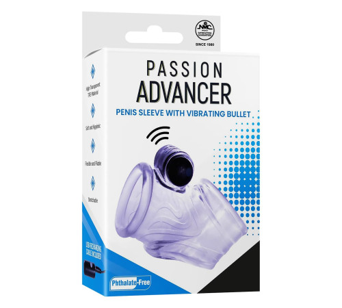 Прозрачная насадка на член Passion Advancer