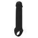Заказать Черная насадка-удлинитель с вибрацией Vibrating Extender With Remote