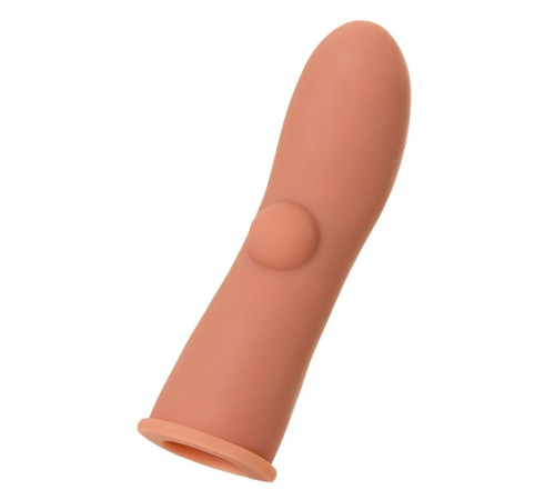 Насадка на фаллос с имитацией пирсинга Extreme Sleeve 001 M-size - 14,7 см.
