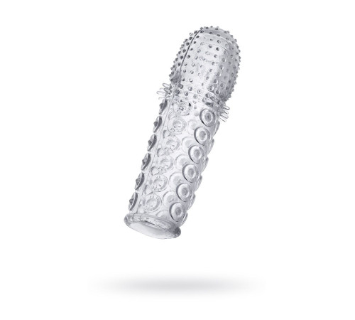Прозрачная закрытая гелевая насадка - 13,5 см.