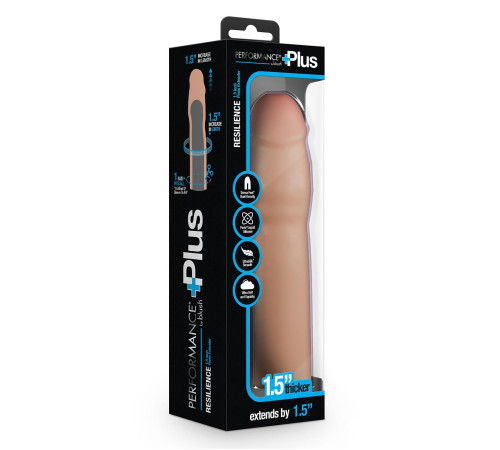 Телесная насадка-удлинитель Resilience - 17,7 см.