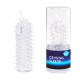 Заказать Закрытая рельефная насадка Crystal sleeve с усиками - 12 см.