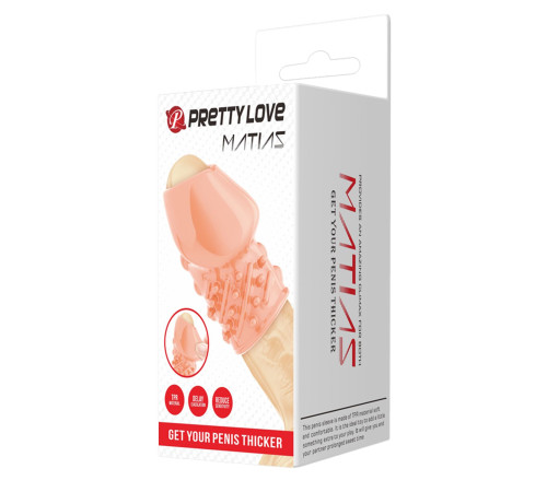 Телесная насадка на пенис Matias