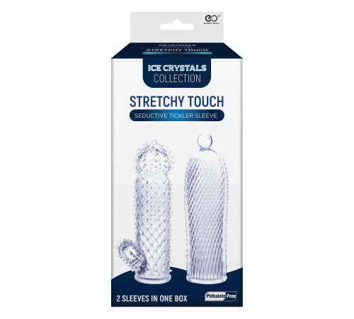 Набор из 2 прозрачных насадок на член Seductive Tickler Sleeves