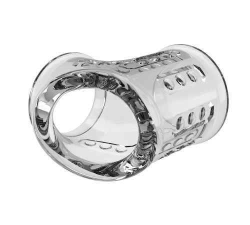 Прозрачная насадка на пенис и мошонку