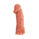 Заказать Телесная насадка на фаллос с фиксацией мошонки Cock Sleeve 001 Size M - 15,6 см.