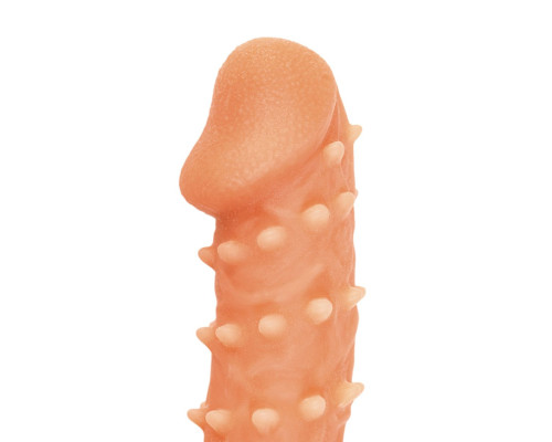 Заказать Телесная закрытая насадка с пупырышками Cock Sleeve 005 Size L - 17,6 см. Заказать Телесная закрытая насадка с пупырышками Cock Sleeve 005 Size L - 17,6 см.