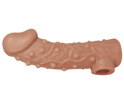 Заказать Телесная насадка на фаллос с отверстием для мошонки Cock Sleeve 002 Size M - 15,6 см. Заказать Телесная насадка на фаллос с отверстием для мошонки Cock Sleeve 002 Size M - 15,6 см.