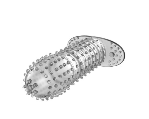 Заказать Закрытая прозрачная насадка Crystal sleeve - 12 см. Заказать Закрытая прозрачная насадка Crystal sleeve - 12 см.