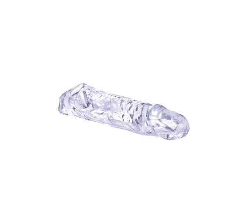 Прозрачная насадка-удлинитель Length Enhancer с подхватом - 16 см.