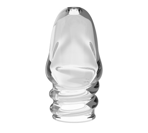Прозрачная утолщающая насадка на пенис Jeremy - 7 см.