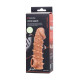 Заказать Телесная закрытая насадка с пупырышками Cock Sleeve 005 Size L - 17,6 см.