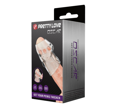 Прозрачная насадка на пенис Oscar