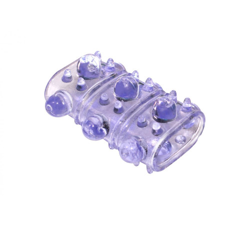 Фиолетовая насадка на пенис Rings Armour