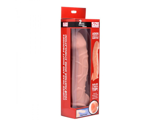Заказать Телесная насадка для увеличения члена 2 Inch Extender Sleeve