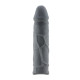 Заказать Серая удлиняющая насадка на пенис Large - 18 см.