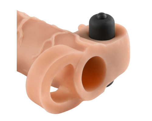 Заказать Телесная вибронасадка с кольцом Vibrating Real Feel 1 Extension - 14 см. Заказать Телесная вибронасадка с кольцом Vibrating Real Feel 1 Extension - 14 см.