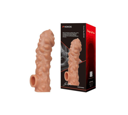 Насадка на фаллос с крупными бугорками Cock Sleeve 003 Size L - 17,6 см. Насадка на фаллос с крупными бугорками Cock Sleeve 003 Size L - 17,6 см.