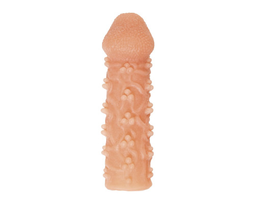 Заказать Телесная закрытая насадка с пучками шишечек Cock Sleeve 009 Size L - 17,6 см. Заказать Телесная закрытая насадка с пучками шишечек Cock Sleeve 009 Size L - 17,6 см.