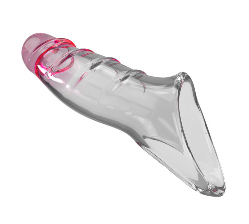 Прозрачная удлиняющая насадка на пенис Darnel