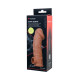 Заказать Телесная насадка на фаллос с фиксацией мошонки Cock Sleeve 001 Size M - 15,6 см.