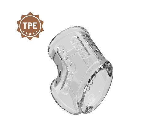 Прозрачная насадка на пенис и мошонку