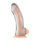 Заказать Прозрачная насадка на пенис Transparent Penis Enhancing Sleeve Extension - 15,9 см.