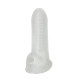 Белый фаллоудлинитель Striker - 13,5 см.