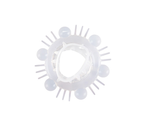 Стимулирующая насадка на пенис с несколькими видами рельефа