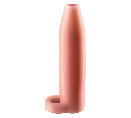 Телесная насадка Real Feel Enhancer XL - 17 см.