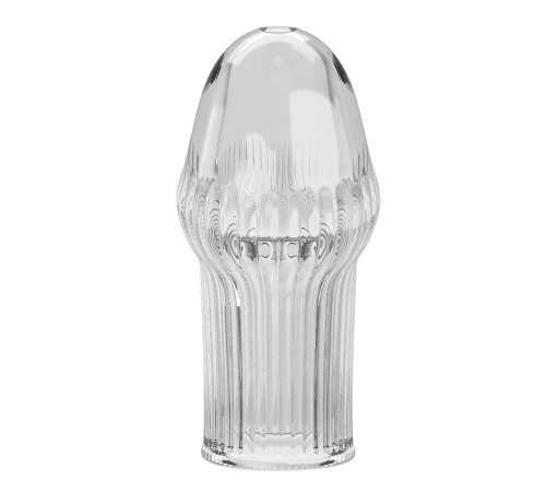 Прозрачная насадка на пенис Huel - 9 см.