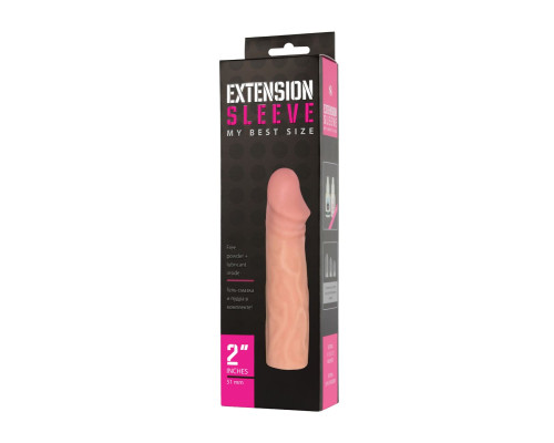 Заказать Телесная насадка-удлинитель Extension sleeve - 17 см.
